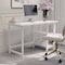 Martha Stewart 23.5 in. D X 47.5 in. W X Pine Wood, Rubberwood (Parawood), White Wood Grain BLN-FY-HY-1071-WH-MS - alternate 1